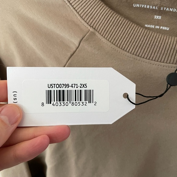 Universal Standard Riley Raglan Zip Pullover NWT - Picture 2 of 3